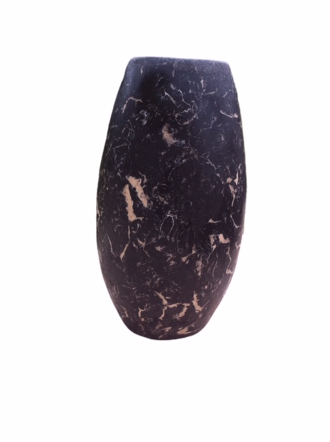 Vase Stuc Marbre Noir